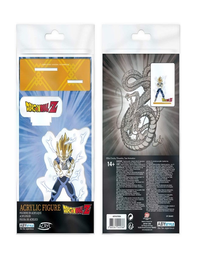 AbyStyle Acryl® Dragon Ball - Vegeta Acrylic Stand - Official Licensed 11 cm Premium Non-Yellowing Collectible - Image 2